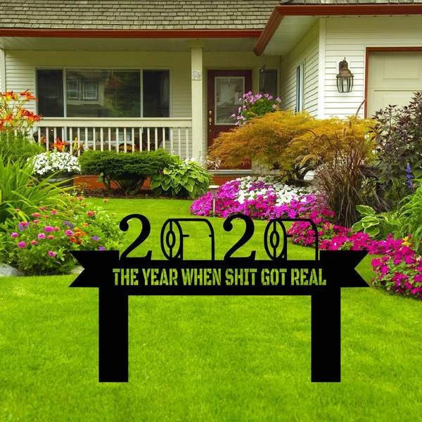 Shit Got Real Customized Metal Signs, Custom Metal Sign, Custom Signs, Metal Sign, Metal Laser Cut Metal Signs Custom Gift Ideas