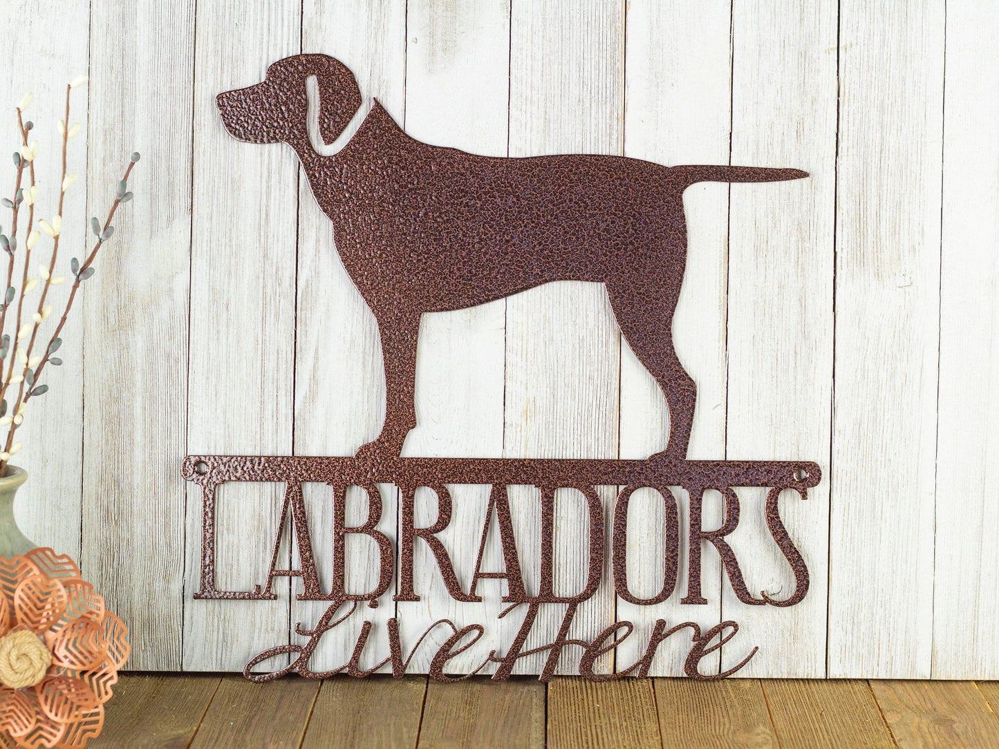 Labrador Retriever Dog Metal Sign Outdoor Sign Dog Mom Gift Laser Cut Steel