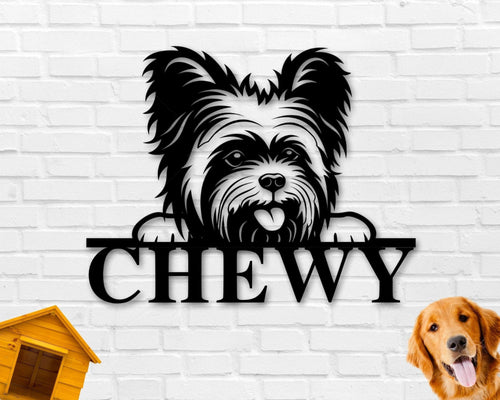 Yorkie Dog Sign Yorkie Metal Sign Yorkie Name Sign Pet Name Sign Dog Lover Sign Gift For Pet Owner Dog Sign Pet Owner Sign Dog