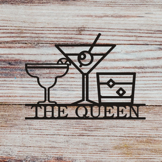 Personalized Bar Sign, Whiskey Sign, Metal Family Name Sign, Pub Sign, Pub Wall Decor, Irish Pub Laser Cut Metal Signs Custom Gift Ideas - 8 inches - metal sign