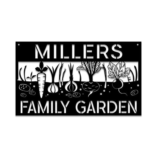 Metal Garden Sign, Custom Garden Stake, Home Decor, Gift For Her, Gardening Lovers, Metal Laser Cut Metal Signs Custom Gift Ideas - 8 inches - metal sign