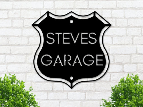 Fathers Day Gift Personalized Workshop Sign Personalized Fathers Day Gift Personalized Metal Sign Custom Name Sign Garage Sign, Laser Cut Metal Signs Custom Gift Ideas