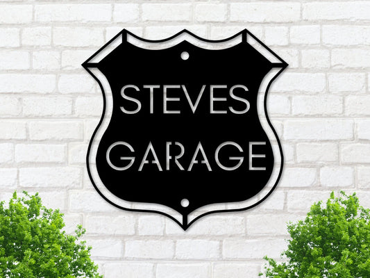 Fathers Day Gift Personalized Workshop Sign Personalized Fathers Day Gift Personalized Metal Sign Custom Name Sign Garage Sign, Laser Cut Metal Signs Custom Gift Ideas