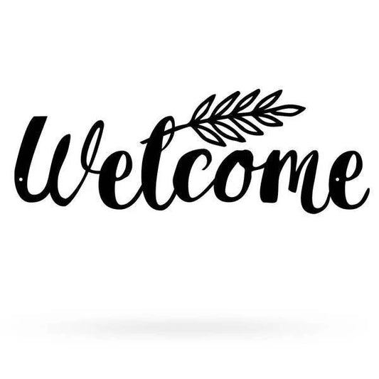 Welcome Sign Cut Metal Sign Metal House Sign