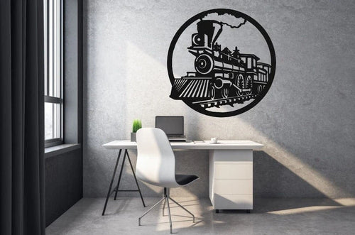 Train Metal Sign, Metal Wall Art, Home Decor, Metal Laser Cut Metal Signs Custom Gift Ideas