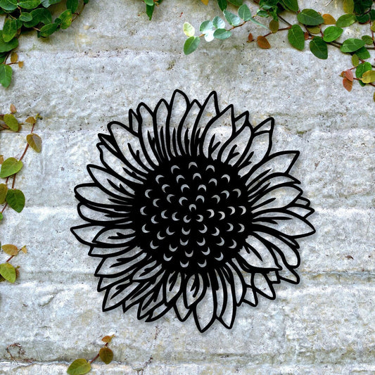 Sunflower Metal Wall Art, Sunflower For Wall, Sunflower Wall Art, Metal Wall Art, Kitchen Wall Decor - metal sign
