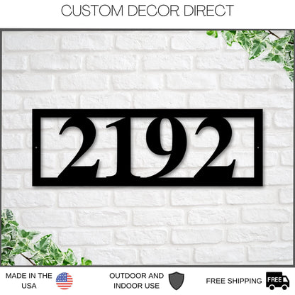 Custom Address Sign, Home Address Sign, Address Number, Address Sign, Metal Address Plaque, Metal House Numbers, Realtor Gift, Closing Gift Laser Cut Metal Signs Custom Gift Ideas