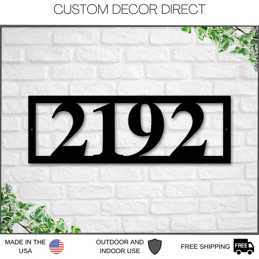 Custom Address Sign, Home Address Sign, Address Number, Address Sign, Metal Address Plaque, Metal House - metal sign