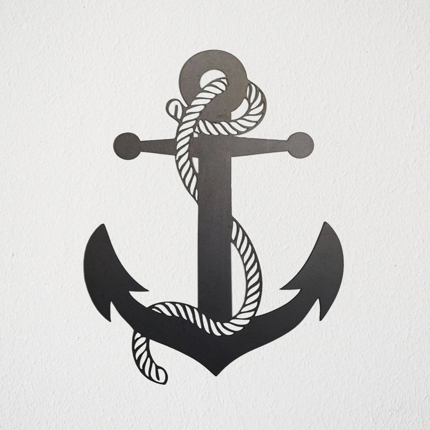 Nautical Anchor Metal Art Cut Metal Sign
