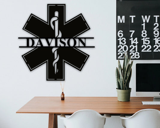 Personalized Emt Gift, Metal Sign, Personalized Gift For Ems, Paramedic Gift, First Responder Gift Ideas - metal sign
