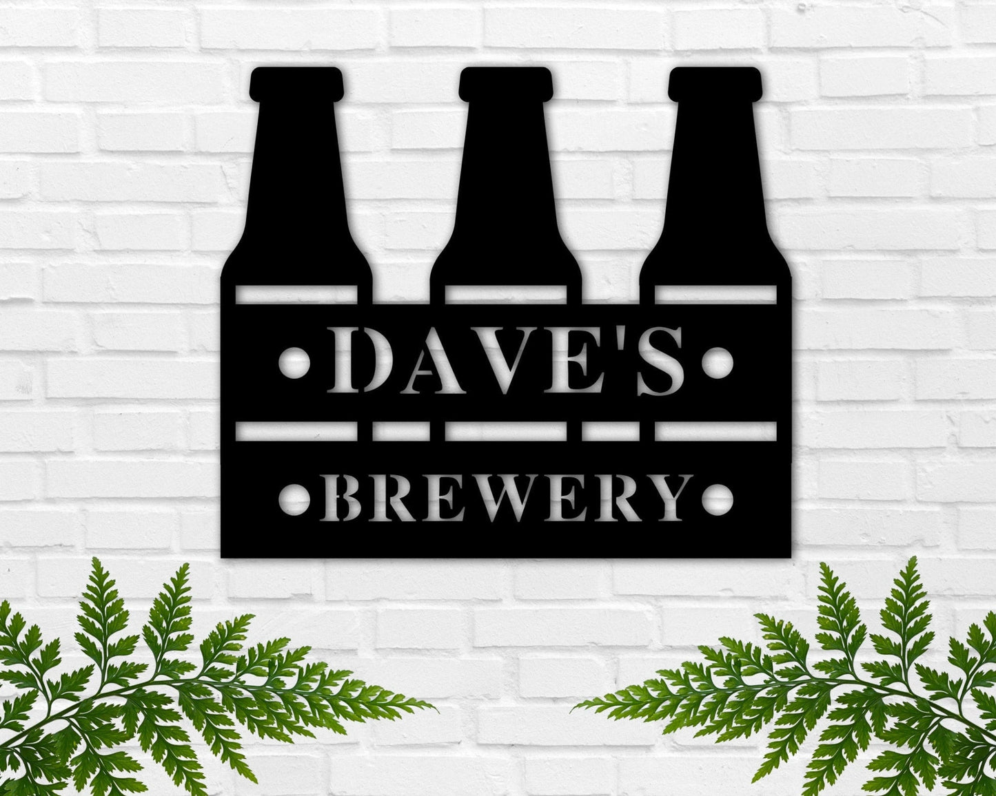 Brewery Metal Sign, Custom Brewing Co Sign, Personalized Bar Sign, Father's Day Gift, Gift For Him, Gift For Dad, Bar Decor, Beer Wall Art Laser Cut Metal Signs Custom Gift Ideas