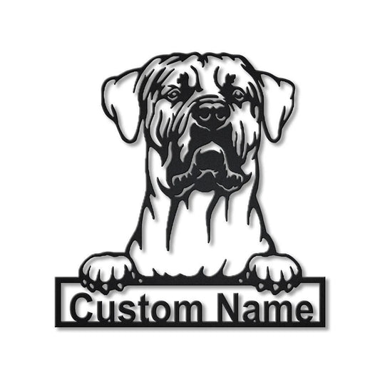 Personalized Tosa Inu Dog Metal Sign Art, Custom Tosa Inu Dog Metal Sign, Dog Gift, Birthday Gift, Animal - metal sign