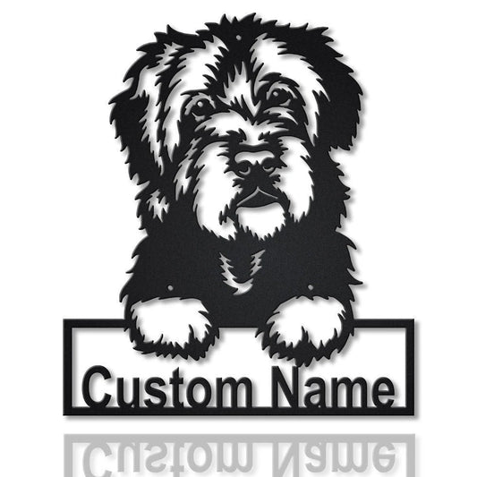Personalized Portuguese Water Dog Metal Sign Art, Custom Portuguese Water Dog Metal Sign, Dog Gift - metal sign