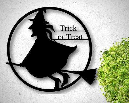 Custom Last Name Witch Metal Halloween Sign Custom Halloween Witch Decor Halloween Decor Halloween Art Halloween Witch Art Halloween Plaque