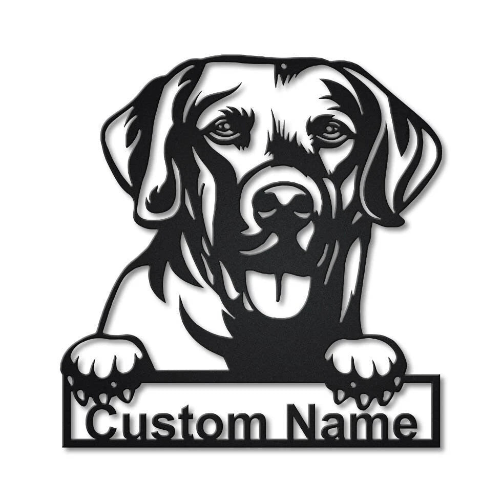 Personalized Chesapeake Bay Retriever Dog Metal Sign Art, Custom Chesapeake Bay Retriever Metal Sign, Father's Day Gift, Pets Gift, Laser Cut Metal Signs Custom Gift Ideas