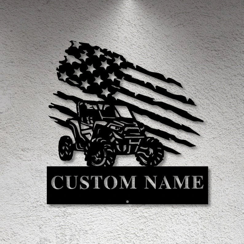 Personalized Atv Sign Custom Metal Sign Gift For Dad Personalized Sign Metal Sign Gift For Atv Lover Atv Gifts