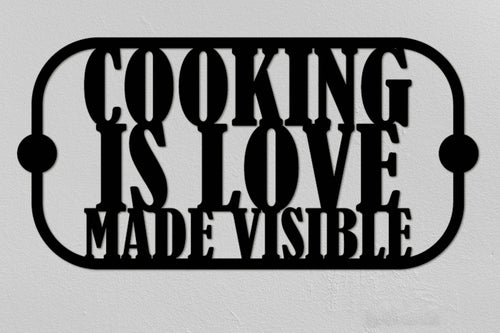 Cooking Is Love Christmas Gifts Kitchen Decor New Home Gift Wedding Gift Modern Home Gifts