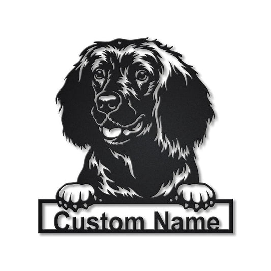 Personalized American Water Spaniel Dog Metal Sign Art, Custom American Water Spaniel Metal Sign, Dog - metal sign