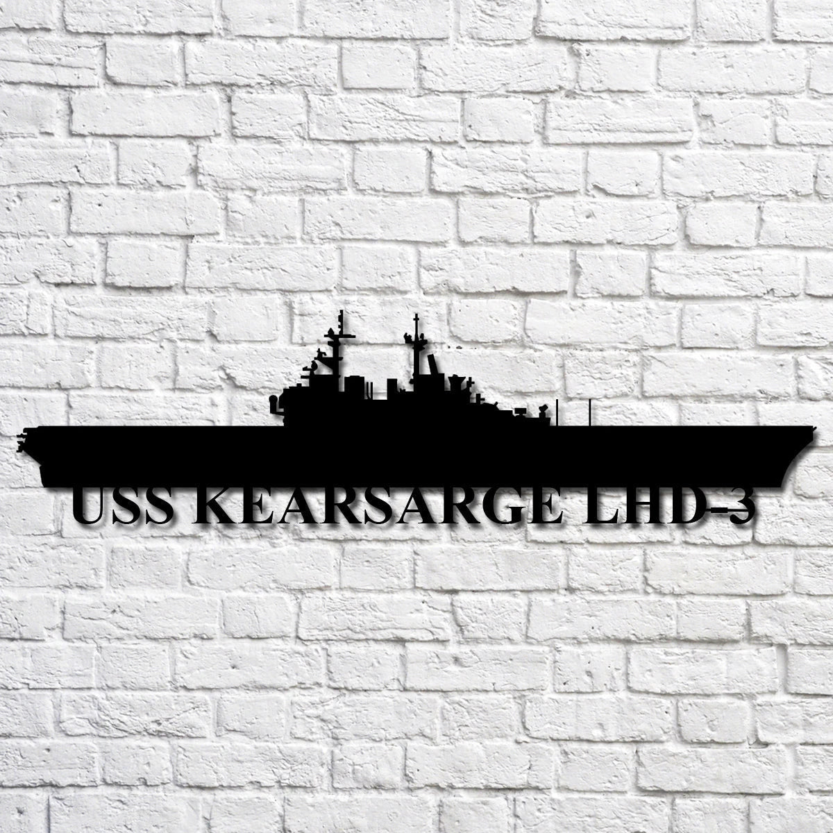 Uss Kearsarge Lhd3 Navy Ship Metal Art, Custom Us Navy Ship Cut Metal Sign, Gift For Navy Veteran, Navy Ships Silhouette Metal Art, Navy Home Decor Laser Cut Metal Signs Custom Gift Ideas
