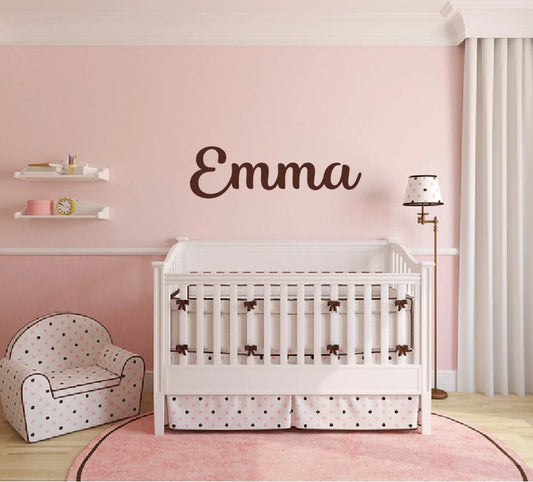 Metal Name Sign, Name Sign For Nursery Girl Or Boy, Over Crib Sign, Baby Name Sign, Family Name Sign - metal sign