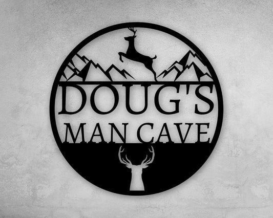 Personalized Sign Man Cave Decor Custom Sign Office Tool Shed Gift For Dad Gift For Him Gift For Her Custom Metal Garage Sign Sign - 8 inches - metal sign