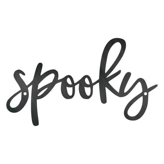 Spooky Customized Metal Signs Custom Metal Sign Custom Signs Metal Sign - 8 inches - metal sign
