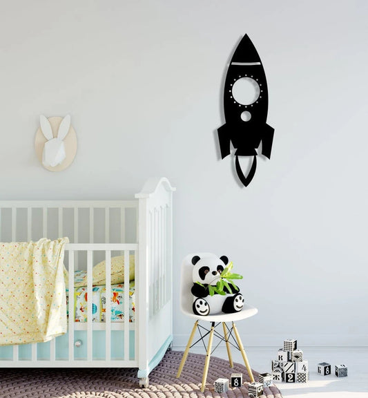 Missile Decor Wall Art Cut Metal Sign Laser Cut Metal Signs Custom Gift Ideas - 8 inches - metal sign