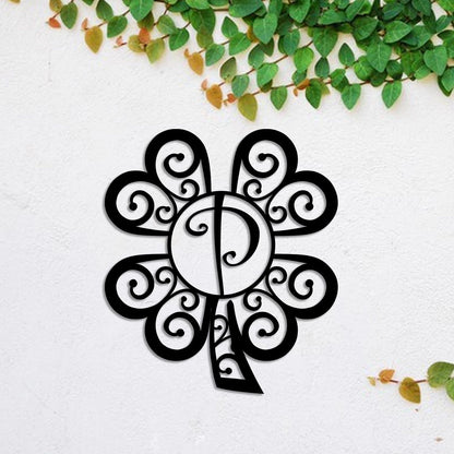 Four Leaf Clover Shamrock Irish Celtic Metal Sign, Custom St. Patrick's Day, Metal Laser Cut Metal Signs Custom Gift Ideas