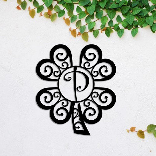 Four Leaf Clover Shamrock Irish Celtic Metal Sign, Custom St. Patrick's Day, Metal Laser Cut Metal Signs - metal sign