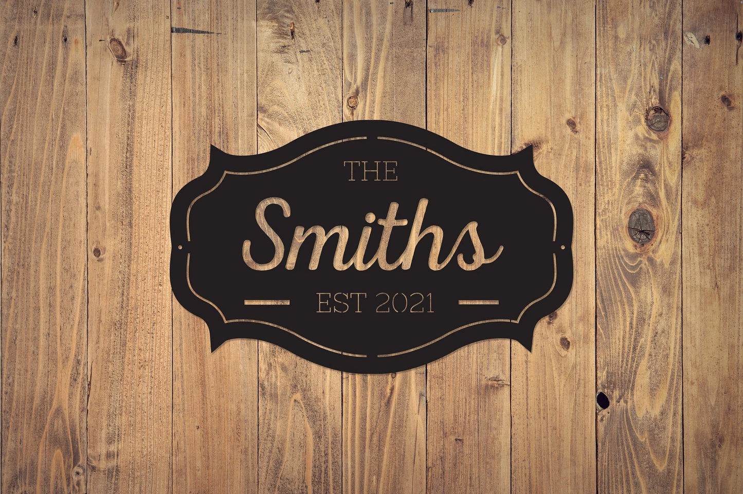 Custom Family Name Metal Sign Metal Name Sign Metal Signs