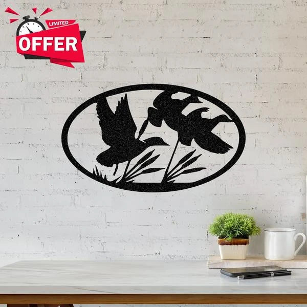 Ducks Customized Metal Signs, Custom Metal Sign, Custom Signs, Metal Sign, Laser Cut Metal Signs Custom Gift Ideas