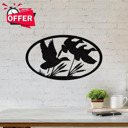 Ducks Customized Metal Signs, Custom Metal Sign, Custom Signs, Metal Sign, Laser Cut Metal Signs Custom Gift Ideas - 8 inches - metal sign