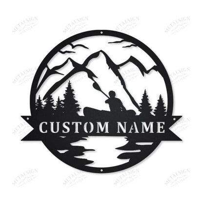 Great Outdoor Kayak Camping Personalized Metal Wall Decor, Cut Metal Sign, Metal Wall Art, Metal House Sign, Metal Laser Cut Metal Signs Custom Gift Ideas