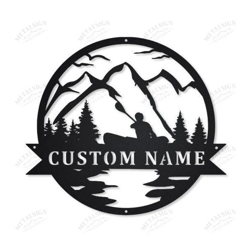 Great Outdoor Kayak Camping Personalized Metal Wall Decor, Cut Metal Sign, Metal Wall Art, Metal House Sign, Metal Laser Cut Metal Signs Custom Gift Ideas