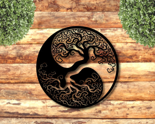Tree Of Life Wall Hangings Wall Decor Housewarming Gift Minimalist Office Decor Metal Wall Sign