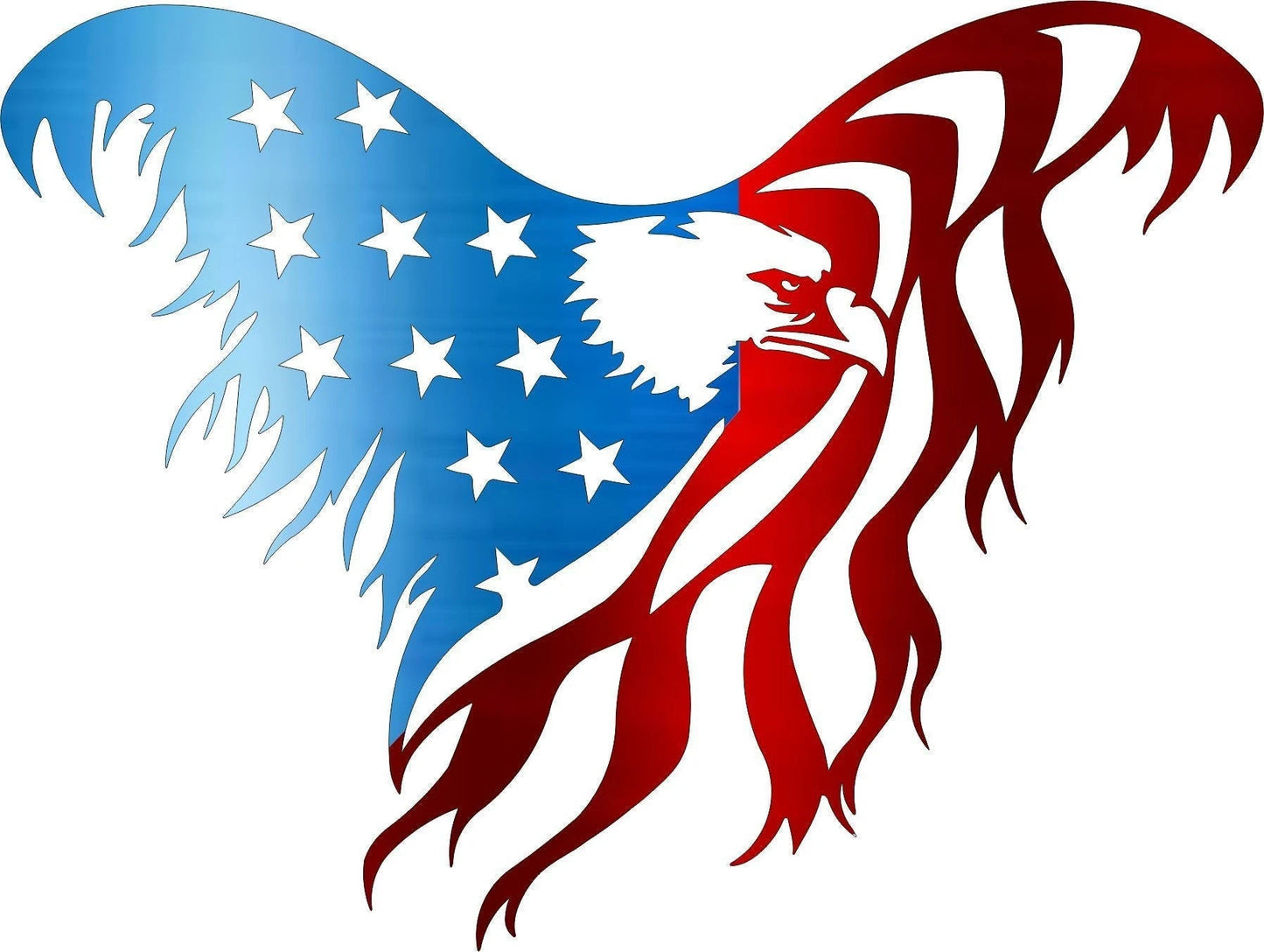 Red White Blue Independence Day 4th July American Eagle Patriotic Flag Eagle In God We Trust Patriotic Plaques