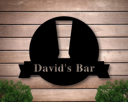 Personalized Bar Theme Sign,custom Bar Theme Sign,drink Sign,metal Family Name Sign For Bar, Metal Beer Lover Gift,last Name Sign,beer Decor, Laser Cut Metal Signs Custom Gift Ideas