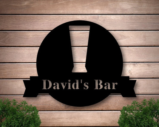 Personalized Bar Theme Sign,custom Bar Theme Sign,drink Sign,metal Family Name Sign For Bar, Metal Beer - metal sign