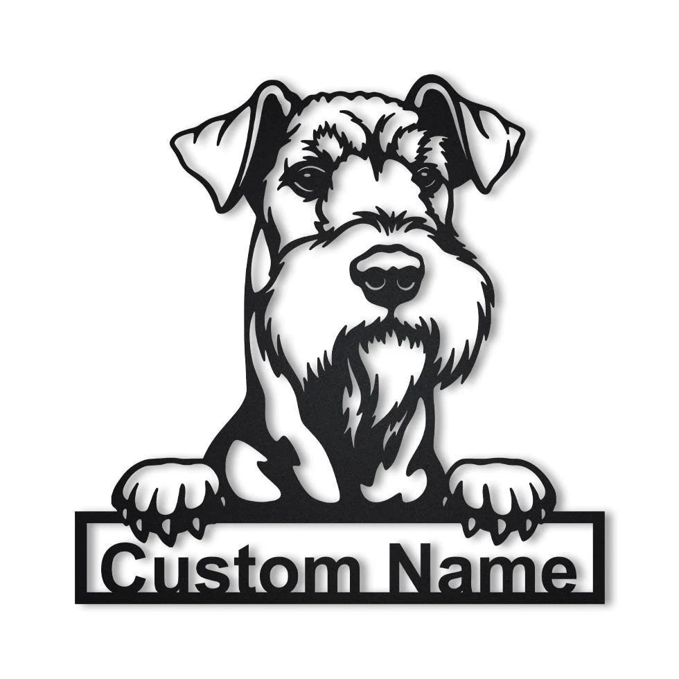 Personalized Airedale Terrier Dog Metal Sign Art, Custom Airedale Terrier Metal Sign, Airedale Terrier Funny, Dog Gift, Animal Custom, Laser Cut Metal Signs Custom Gift Ideas