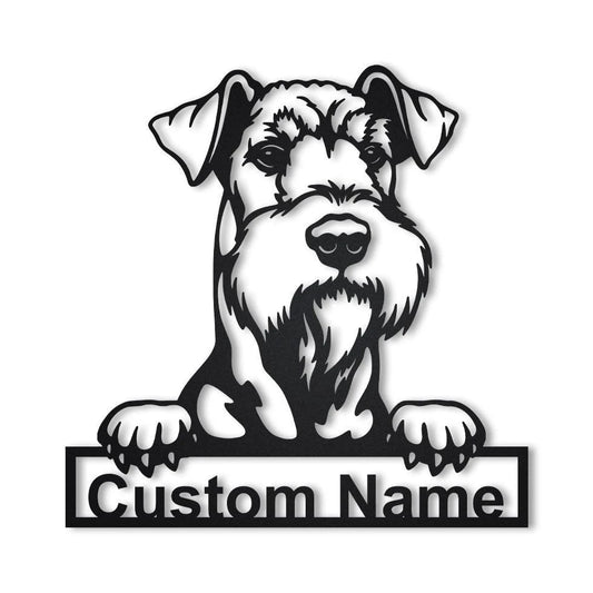Personalized Airedale Terrier Dog Metal Sign Art, Custom Airedale Terrier Metal Sign, Airedale Terrier - metal sign