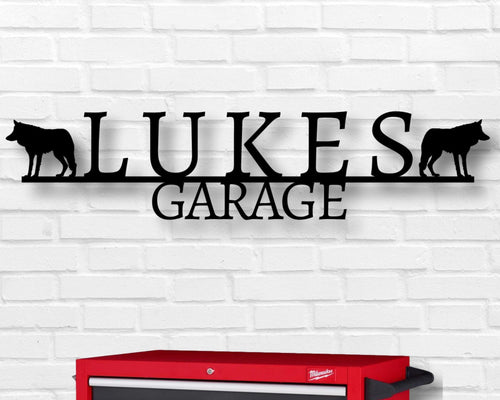 Personalized Garage Sign Wall Decor Custom Garage Sign Metal Sign For Shop Gift For Dad Gift For Him Custom Metal Sign Metal Signs, Laser Cut Metal Signs Custom Gift Ideas