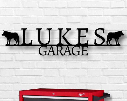 Personalized Garage Sign Wall Decor Custom Garage Sign Metal Sign For Shop Gift For Dad Gift For Him - metal sign
