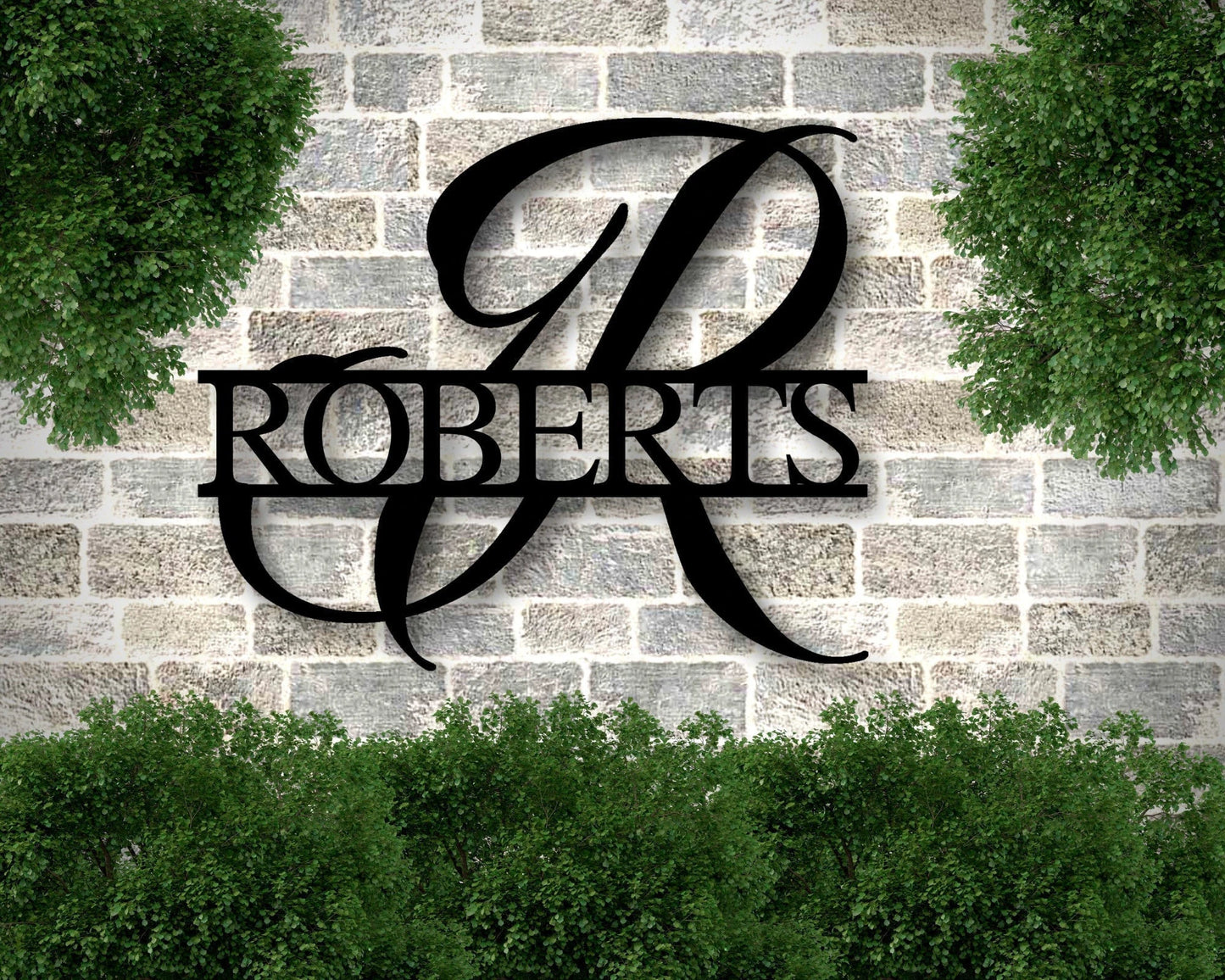 Personalized Family Name Metal Sign, Last Name Sign, Metal Wall Art, Newly Wed Gift, Wedding Sign, House Warming Gift, Custom Door Hanger, Laser Cut Metal Signs Custom Gift Ideas