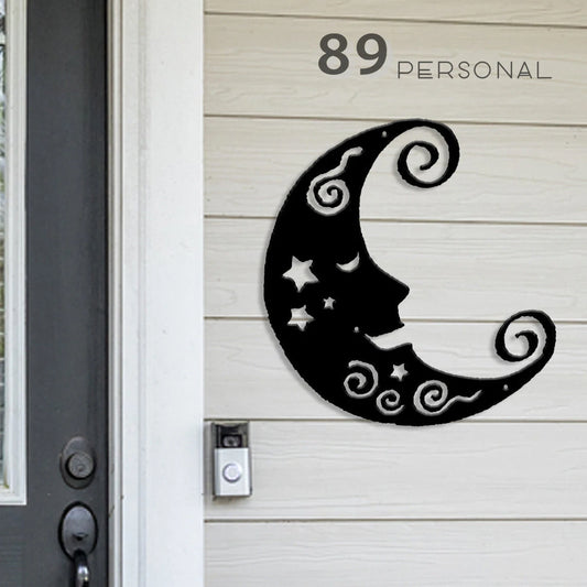 Love You To The Moon And Back Decor Wall Art Cut Metal Sign Laser Cut Metal Signs Custom Gift Ideas - 8 inches - metal sign