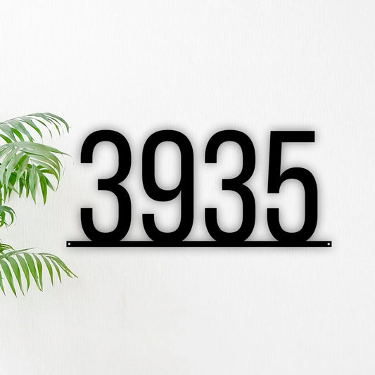 Modern Address Numbers, House Numbers, Address Sign, Address Plaque, Personalized Home Decor, Metal - metal sign