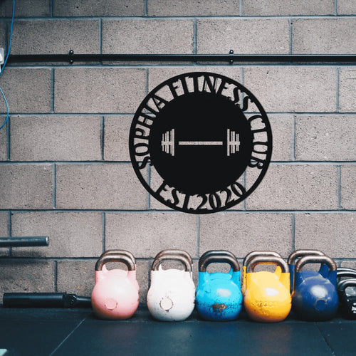 Gym Sign, Custom Metal Gym Sign, Personalized Home Gym Sign, Fitness Club, Fitness Club Sign, Home Gym Sign, Cross Fit Sign, Custom Gym Laser Cut Metal Signs Custom Gift Ideas