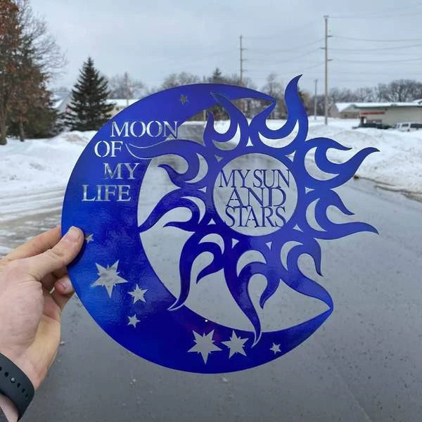 Moon Of My Life Customized Metal Signs, Custom Metal Sign, Custom Signs, Metal Sign Laser Cut Metal Signs Custom Gift Ideas