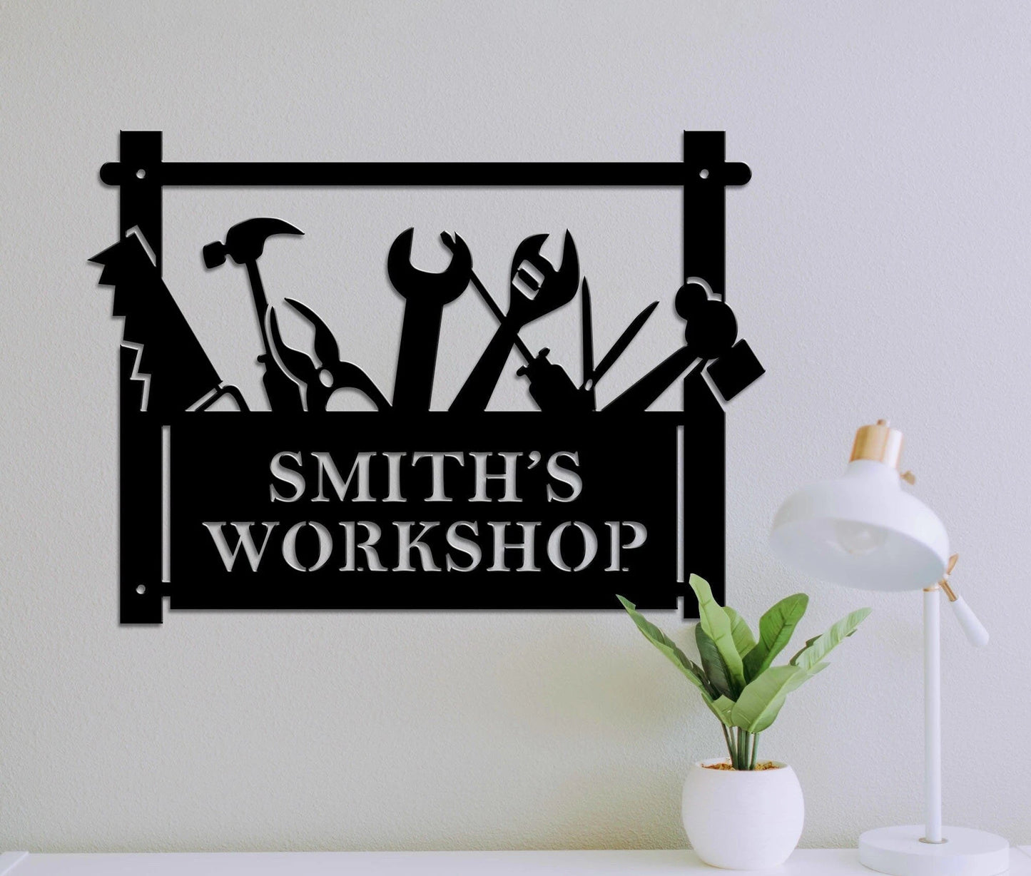 Dad's Workshop Sign Garage Sign Workshed Sign Metal Sign For Dad Gifts For Him Gifts For Dad Dad Gifts Man Cave Garage Wall Art