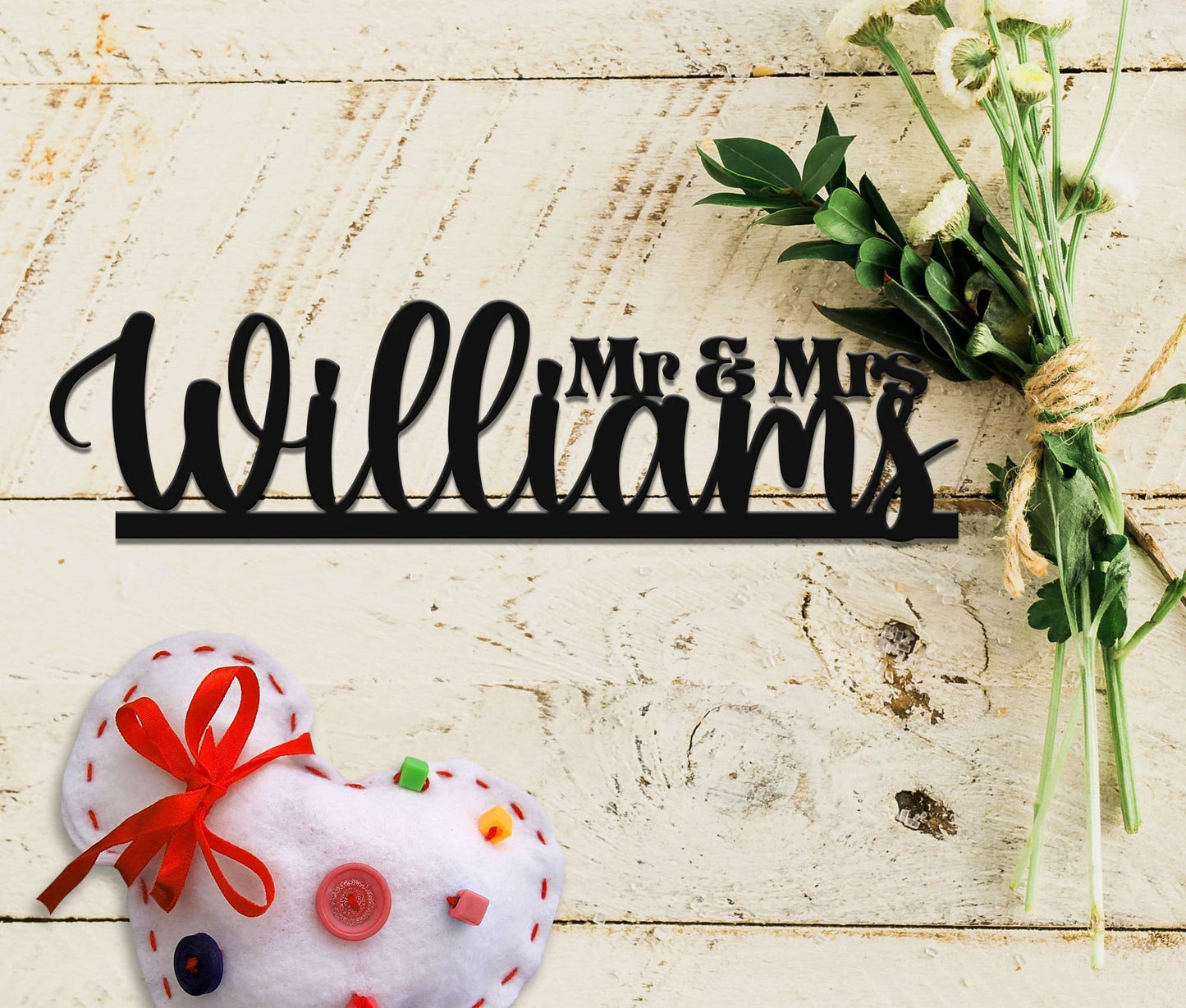 Personalized Metal Gift For Couple Established Sign, Wedding Gift, Mr And Mrs Est Sign, Family Name Sign, Newly Wed Gift, Anniversary Gift, Laser Cut Metal Signs Custom Gift Ideas