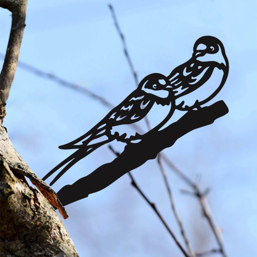 Swallows Metal Art Garden Signs Cut Metal Sign Metal House Sign
